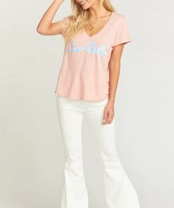 Show Me Your Mumu Grant V Neck Tee ~ Ciao Bella Graphic Clothes