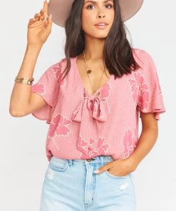 Show Me Your Mumu Flutter Top ~ Lovey Floral Maternity