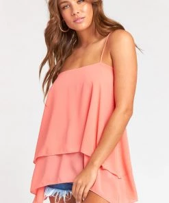 Show Me Your Mumu Missy Tank ~ Coral 10 Show Me Your Mumu Missy Tank ~ Coral