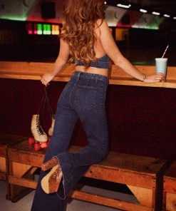 Show Me Your Mumu Farrah Trouser Flare Long ~ Downpour