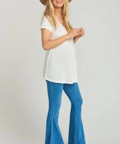 Show Me Your Mumu Maternity Berkeley Bells ~ Light Ocean