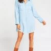 Show Me Your Mumu Reina Shirt Dress ~ Light Chambray