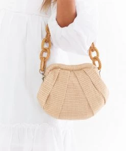 Show Me Your Mumu Rocko Shell Bag ~ Ivory New Mu