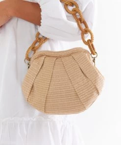 Show Me Your Mumu Rocko Shell Bag ~ Ivory New Mu