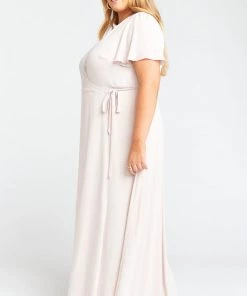 Show Me Your Mumu Noelle Flutter Wrap Dress ~ Show Me The Ring Crisp