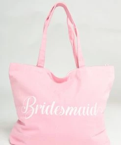 Show Me Your Mumu Accessories Bridesmaid Tote ~ Pink/White 11 Show Me Your Mumu Accessories Bridesmaid Tote ~ Pink/White
