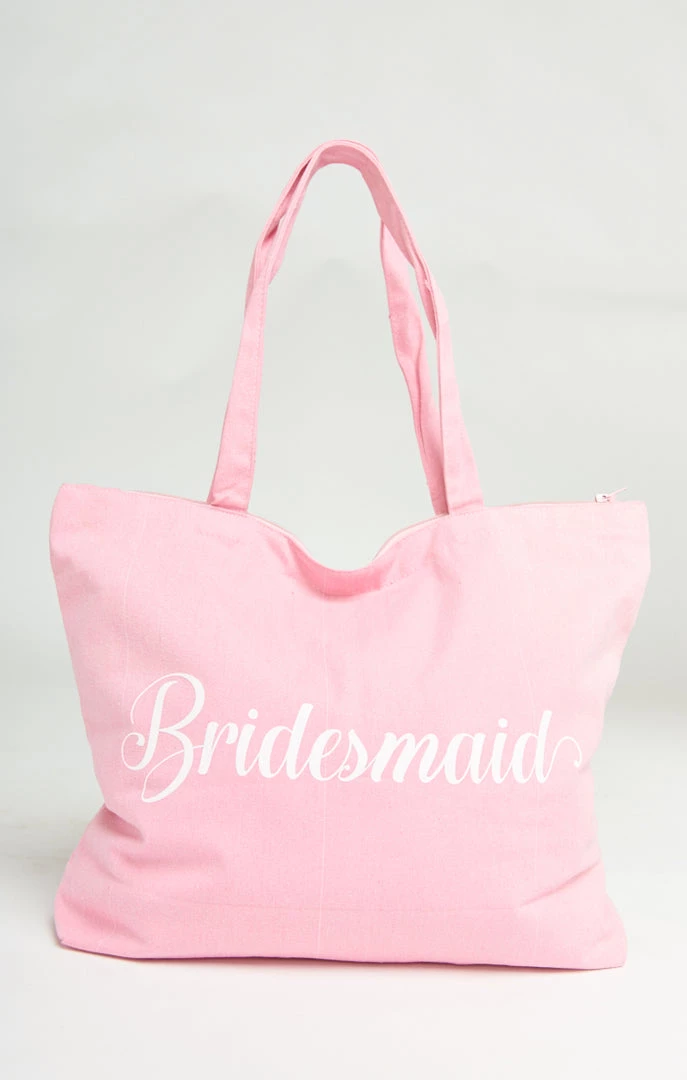 Show Me Your Mumu Accessories Bridesmaid Tote ~ Pink/White 7 Show Me Your Mumu Accessories Bridesmaid Tote ~ Pink/White