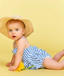 Show Me Your Mumu Swim Riviera Ruffle One Piece ~ Nautical Stripe