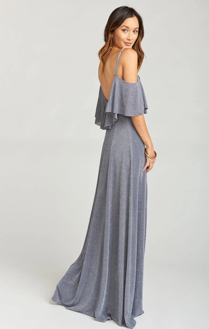 Show Me Your Mumu Renee Ruffle Maxi Dress ~ Dancing Queen Shine Smoke 7 Show Me Your Mumu Renee Ruffle Maxi Dress ~ Dancing Queen Shine Smoke