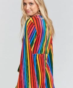 Show Me Your Mumu Caleb Romper ~ Rainbow Parade Pleat Rompers 8 Show Me Your Mumu Caleb Romper ~ Rainbow Parade Pleat Rompers
