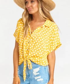 Show Me Your Mumu Mahalo Top ~ Maui Marigold New Mu