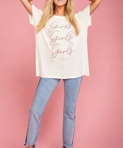 Show Me Your Mumu Sweaters Gaia Tee ~ Girls Girls Girls