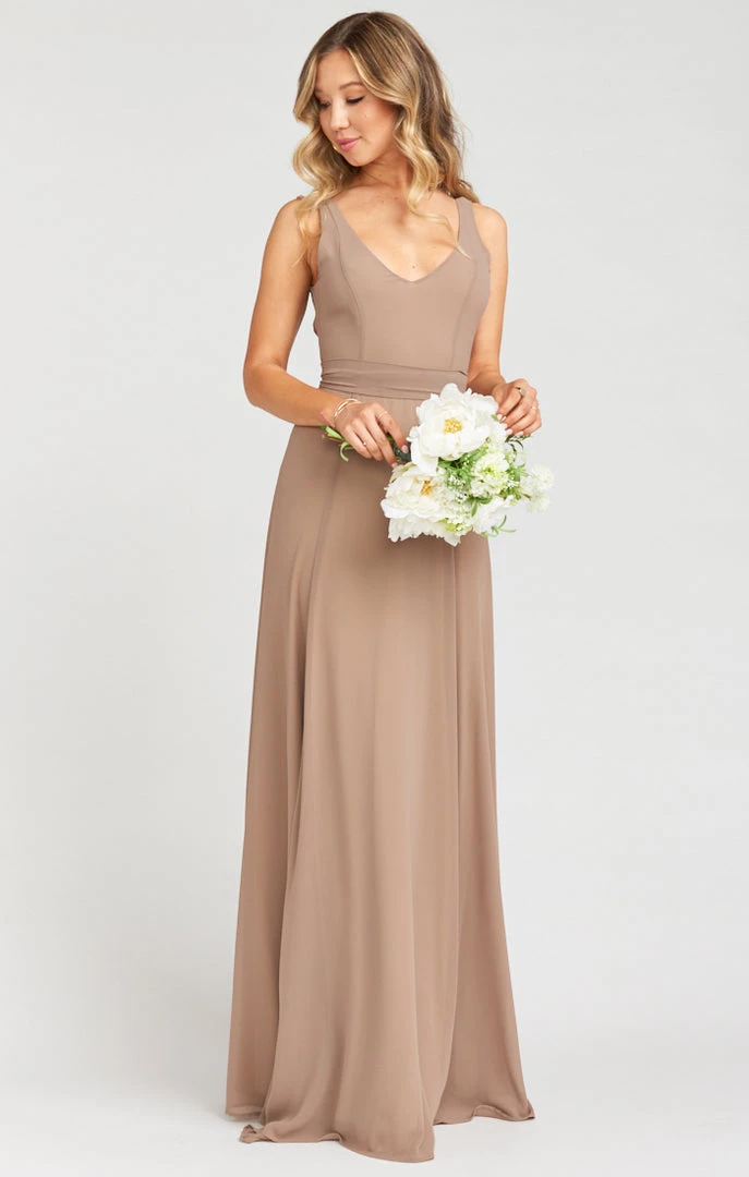 Show Me Your Mumu Jenn Maxi Dress ~ Dune Chiffon Bridesmaids Dresses 3 Show Me Your Mumu Jenn Maxi Dress ~ Dune Chiffon Bridesmaids Dresses