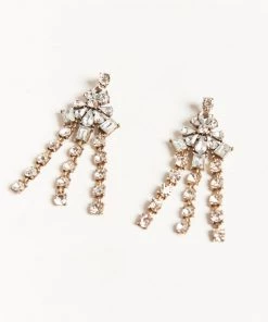 Show Me Your Mumu Accessories All Eyes On You Chandelier Earrings ~ Silver/Gold