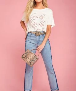 Show Me Your Mumu Sweaters Gaia Tee ~ Girls Girls Girls