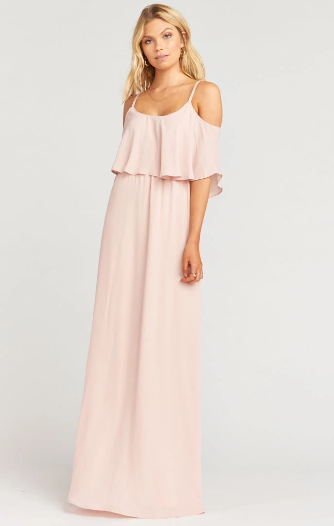 Show Me Your Mumu Bridesmaids Dresses Caitlin Ruffle Maxi Dress ~ Dusty Blush Crisp 8 Show Me Your Mumu Bridesmaids Dresses Caitlin Ruffle Maxi Dress ~ Dusty Blush Crisp