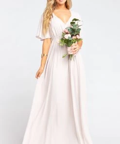 Show Me Your Mumu Emily Empire Maxi Dress ~ Show Me The Ring Crisp Maternity