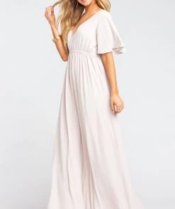 Show Me Your Mumu Emily Empire Maxi Dress ~ Show Me The Ring Crisp Maternity