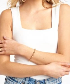 Show Me Your Mumu Accessories Vanessa Mooney The Mercy Bracelet ~ Gold