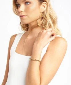 Show Me Your Mumu Accessories Vanessa Mooney The Mercy Bracelet ~ Gold