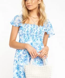 Show Me Your Mumu New Mu Cleobella X Mumu Clementine Bag ~ White Beaded