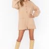 Show Me Your Mumu Gianni Romper ~ Camel Knit New Mu