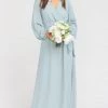 Show Me Your Mumu Bridesmaids Dresses Lady Long Sleeve Wrap Dress ~ Silver Sage Crisp 1 Show Me Your Mumu Bridesmaids Dresses Lady Long Sleeve Wrap Dress ~ Silver Sage Crisp