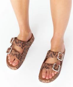 Show Me Your Mumu J Slides Simply Eva Pool Slide ~ Leopard New Mu