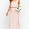 Show Me Your Mumu Kendall Maxi Dress With Long Lining ~ Dusty Blush Crisp 2 Show Me Your Mumu Kendall Maxi Dress With Long Lining ~ Dusty Blush Crisp