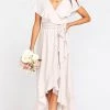 Show Me Your Mumu Jess Ruffle Midi Dress ~ Show Me The Ring Crisp Dresses