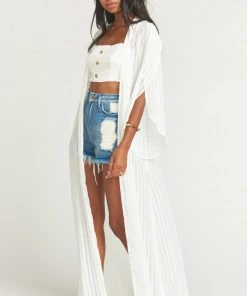 Show Me Your Mumu Clothes Layne Kimono ~ Seashore Stripe