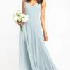 Show Me Your Mumu Jenn Maxi Dress ~ Silver Sage Crisp Bridesmaids Dresses