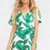 Show Me Your Mumu Clothes McMahan Wrap Dress ~ Palm Palm