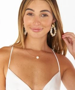 Show Me Your Mumu Mystic Statement Earring ~ Ivory/Gold New Mu 11 Show Me Your Mumu Mystic Statement Earring ~ Ivory/Gold New Mu