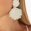 Show Me Your Mumu Milano Beaded Earrings ~ Ivory New Mu 2 Show Me Your Mumu Milano Beaded Earrings ~ Ivory New Mu