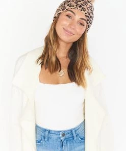 Show Me Your Mumu Eloise Leopard Beanie ~ Beige 14 Show Me Your Mumu Eloise Leopard Beanie ~ Beige