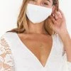 Show Me Your Mumu Ever After Lace Mask ~ White New Mu