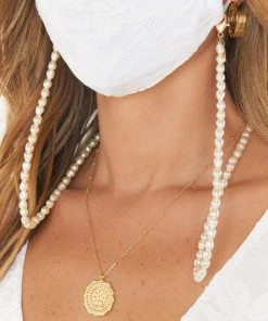 Show Me Your Mumu Melanie Mask Chain ~ Pearl New Mu