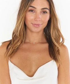 Show Me Your Mumu Gorjana Amara Solitaire Necklace ~ 18K Gold Plated New Mu