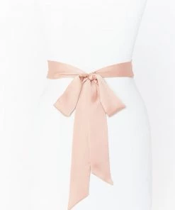 Show Me Your Mumu Bridesmaid Sash ~ Rose Gold Luxe Satin Bridesmaids Dresses
