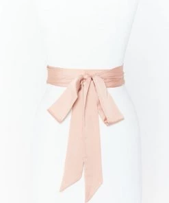 Show Me Your Mumu Bridesmaid Sash ~ Rose Gold Luxe Satin Bridesmaids Dresses