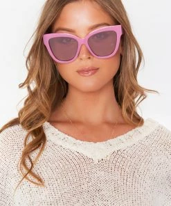 Show Me Your Mumu Accessories LeSpecs Le Vacanze Sunglasses ~ Orchid Pink
