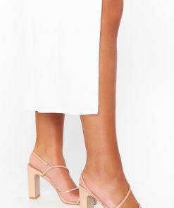 Show Me Your Mumu Billini Saint Heels ~ Blush Lizard New Mu