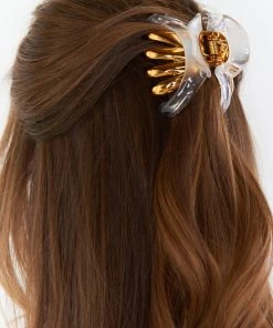 Show Me Your Mumu Amelia Claw Hair Clip ~ White/Gold New Mu 7 Show Me Your Mumu Amelia Claw Hair Clip ~ White/Gold New Mu