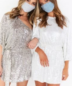 Show Me Your Mumu Sparkle Mask Set ~ Blue/Silver New Mu