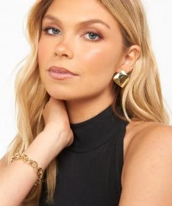 Show Me Your Mumu Bonnie Statement Earrings ~ 14K Gold Plated