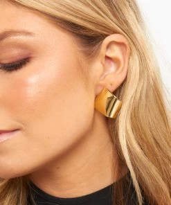 Show Me Your Mumu Bonnie Statement Earrings ~ 14K Gold Plated