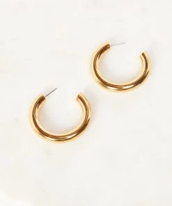 Show Me Your Mumu Canyon Tube Hoops ~ 14K Gold Plated 9 Show Me Your Mumu Canyon Tube Hoops ~ 14K Gold Plated