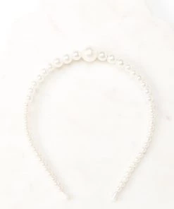 Show Me Your Mumu Elsie Pearl Headband ~ White