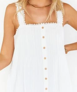 Show Me Your Mumu Cherish Tank ~ White New Mu